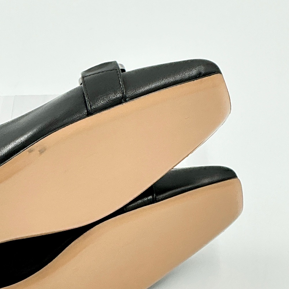 Bruno Magli Size 7.5 Black Leather Square Toe Bit Loafer Flats NEW Perla $350 - Picture 11 of 15